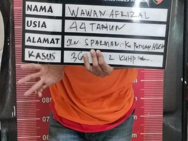 Tim Reskrim Polsek Medan Baru Tembak Pencuri Rumah Kosong