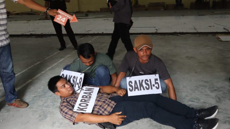 24 Adegan Dalam Rekonstruksi Kasus Pembunuhan Sujarwo, Perkuat Bukti dan Proses Hukum