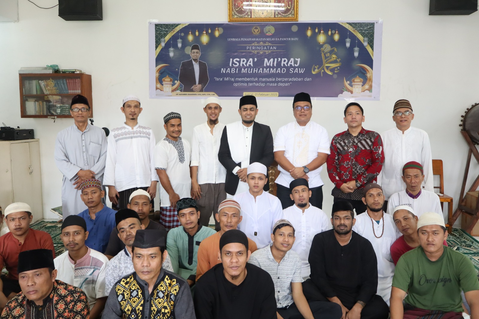 Lapas Pancur Batu Gelar Peringatan Isra’ Mi’Raj 1446 H