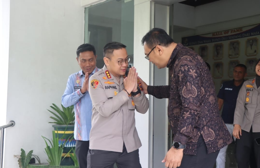 Tingkatkan Sinergitas, Kapolresta Deli Serdang laksanakan Kunjungan Ke Kantor Bupati