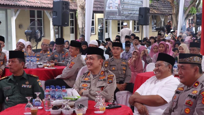 Polres Binjai Gelar Buka Puasa Bersama Anak Yatim Dan Tokoh Agama