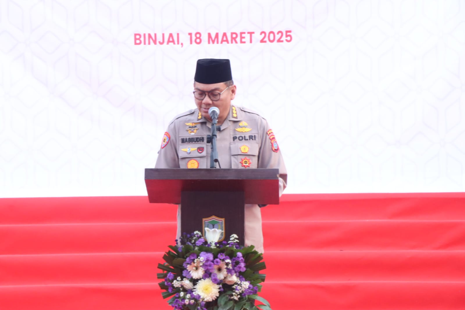 Tim Safari Ramadan Polda Sumut Tiba Di Wilayah Hukum Polres Binjai