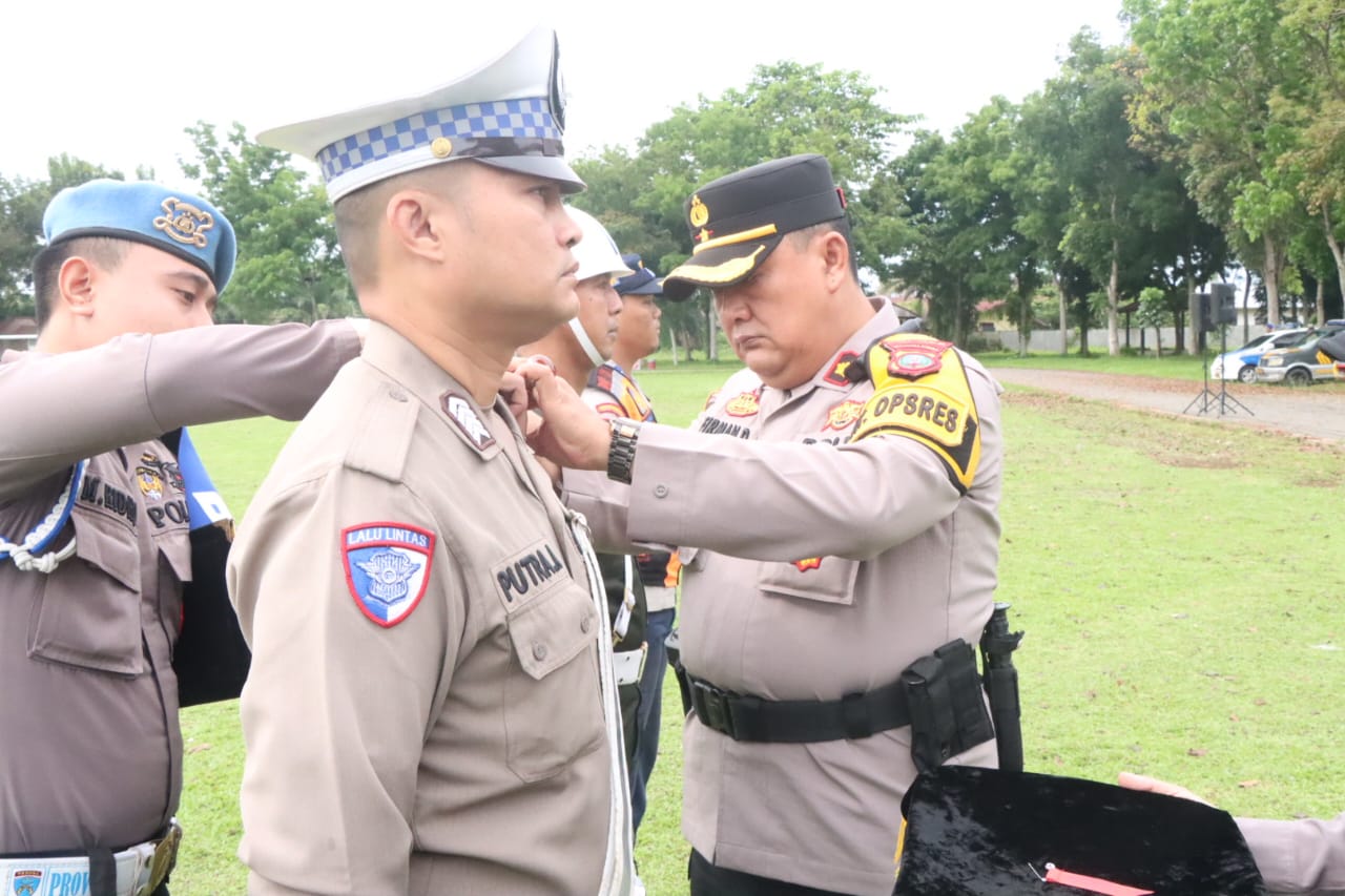 Polres Binjai Laksanakan Apel Gelar Pasukan Operasi Ketupat Toba-2025