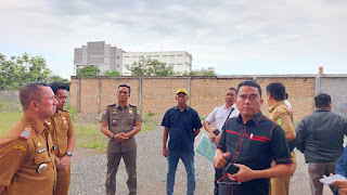 Komisi IV Sidak ke Pembangunan Pool Bus LRG