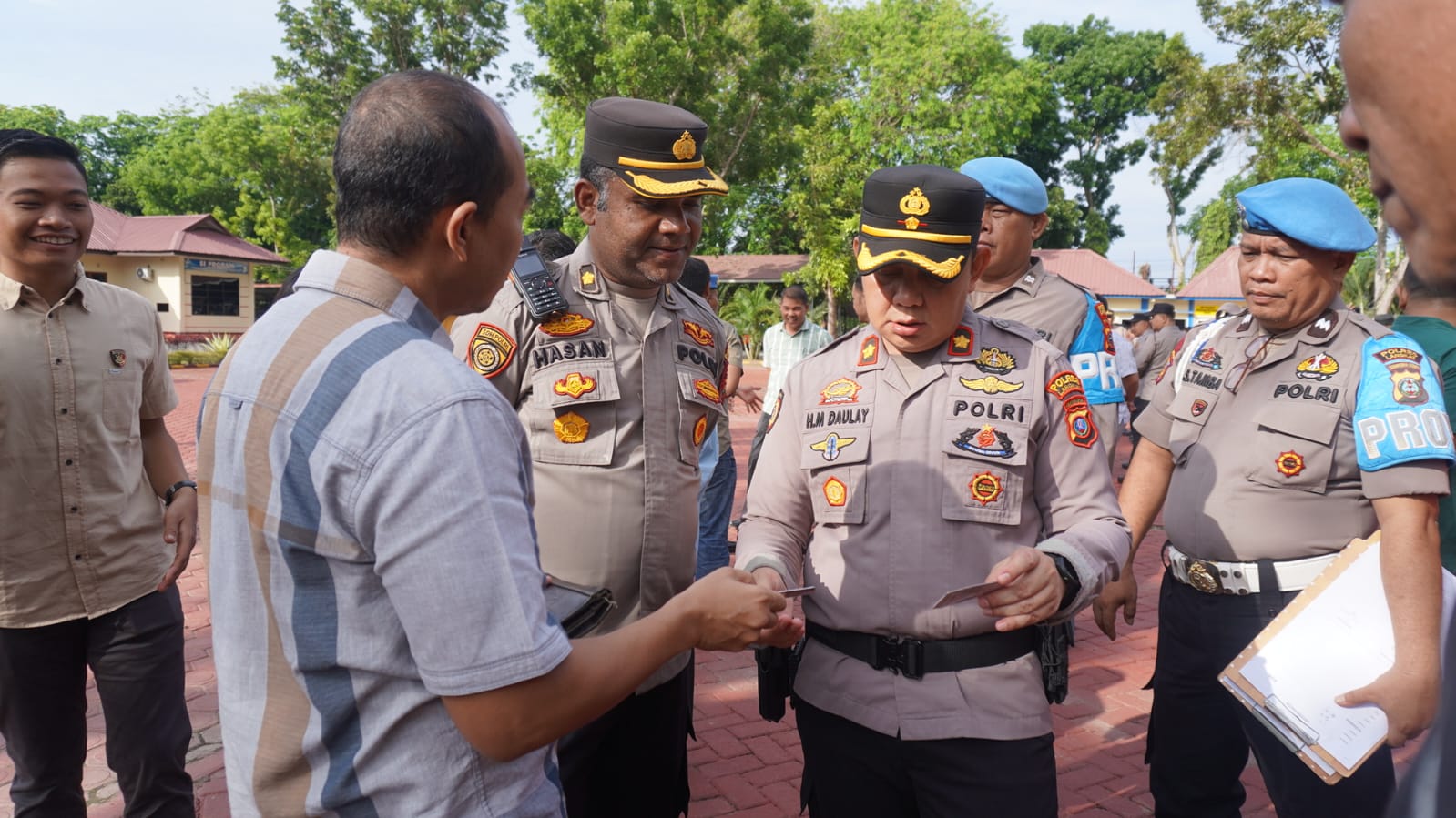 Bentuk Pengawasan, Waka Polres Langkat Laksanakan Gaktiblin Kepada Personil