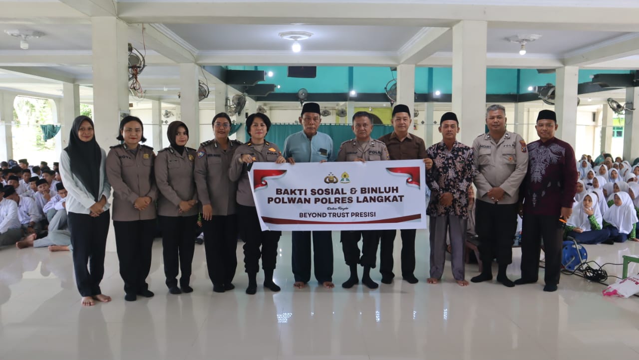 Polres Langkat Hadir untuk Santri: Cegah Pelecehan & Perundungan Sejak Dini di Pondok Pesantren