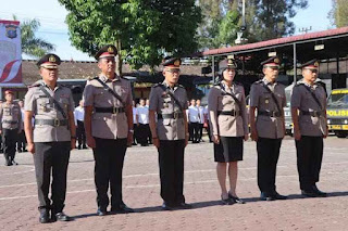 Kapolres Tanah Karo Pimpin Sertijab PJU