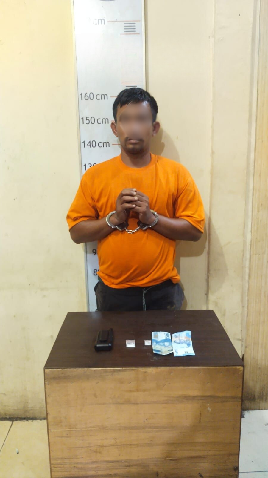 Polres Langkat Kembali Ringkus Pecandu Sabu di Desa Lalang Tanjung Pura