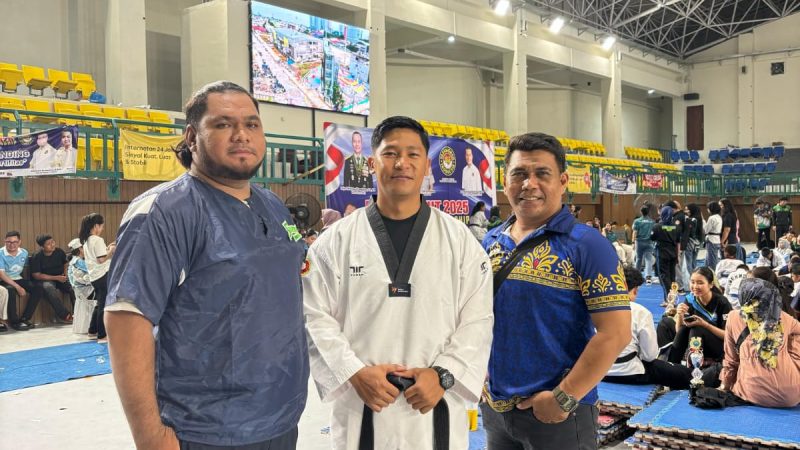 Brigadir Pol M.Parlindungan Sinaga SH Juara 1 Taekwondo Championship