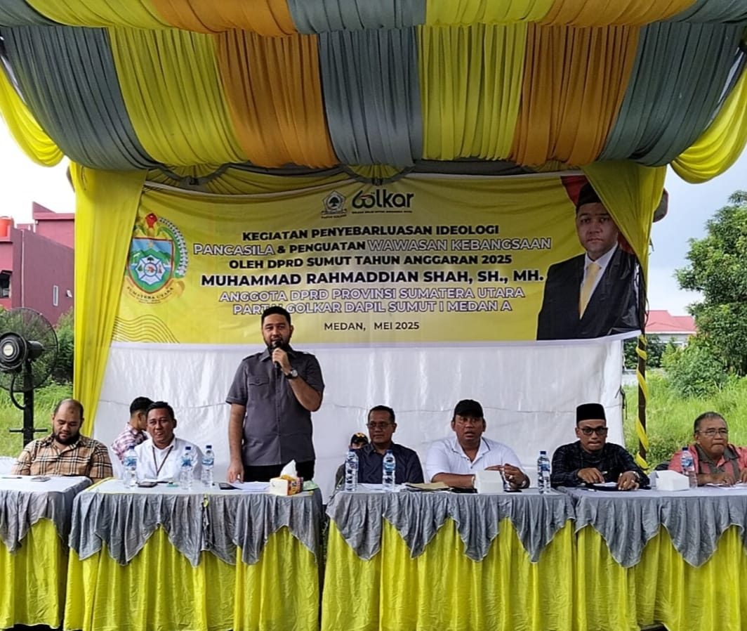 DPRD Sumut Melaksanakan Sosialisasi Dengan Tema Ideologi Pancasila Dan Wawasan Kebangsaan 