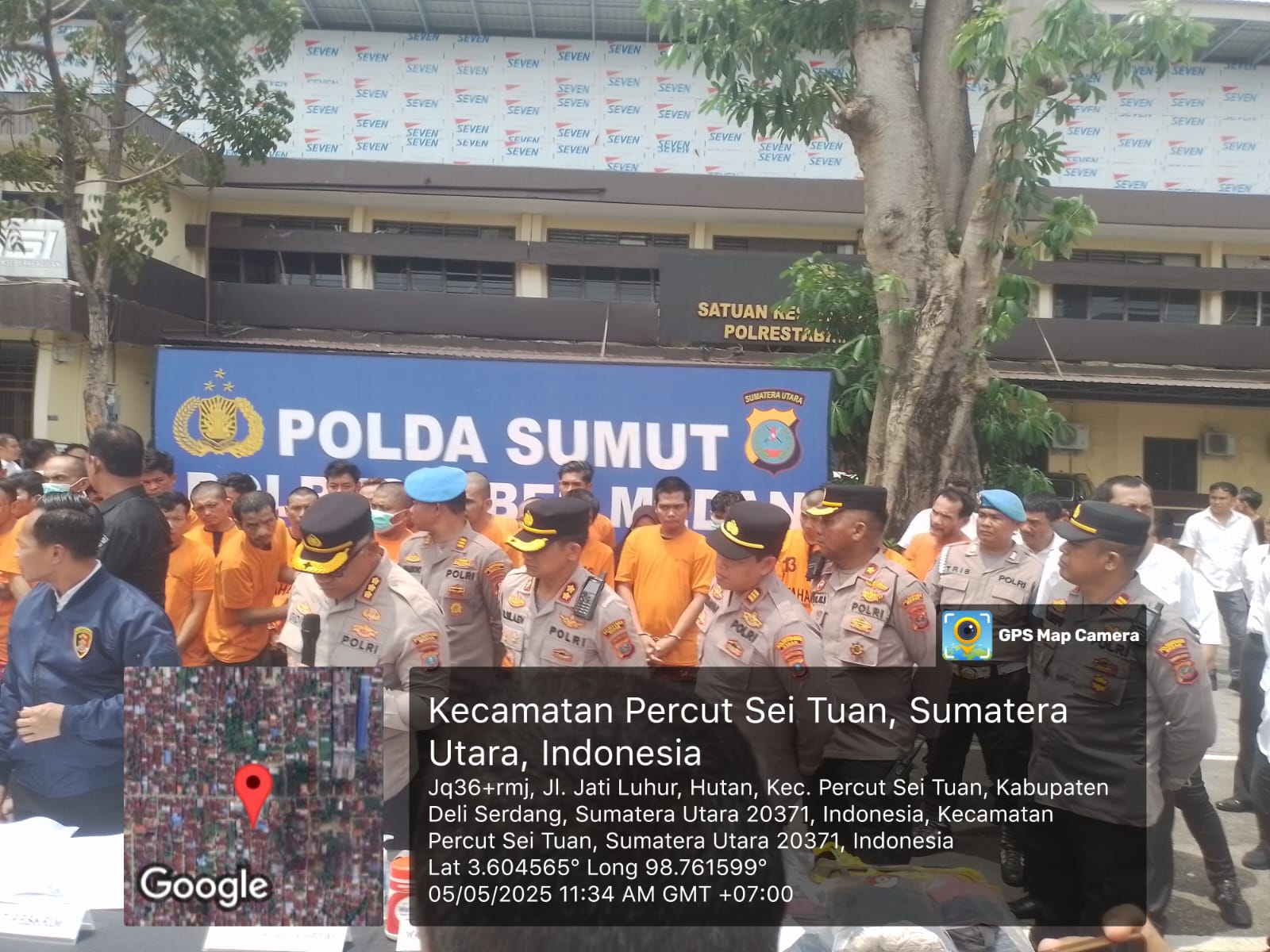 Polrestabes Medan Beserta Jajaran Berhasil Ungkap Kasus 3C