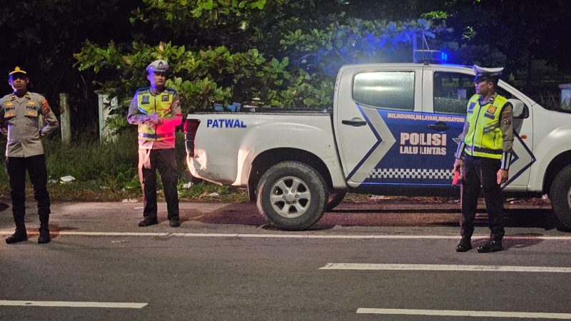 Antisipasi Geng Motor Dan Balap Liar, Polres Langkat Laksanakan Patroli Razia