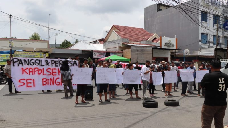 Polres Binjai Sedang Proses Kasus Pengancaman Di Sei Bingai