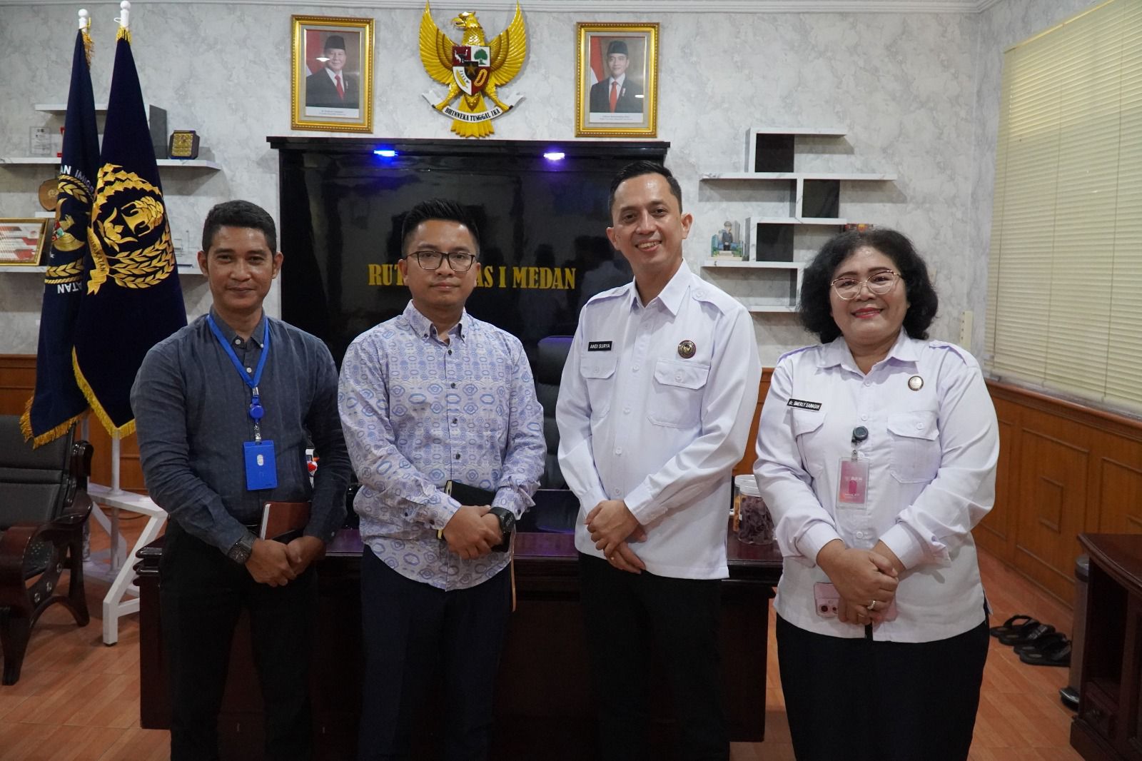 Perwakilan Konsulat Jenderal Malaysia Silaturahmi dengan Karutan Kelas I Medan