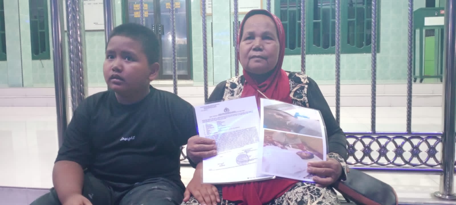 Kapolrestabes Medan Temui Nurmalia yang Nginap di Mesjid dan Berjanji Akan Segera Tangkap LS