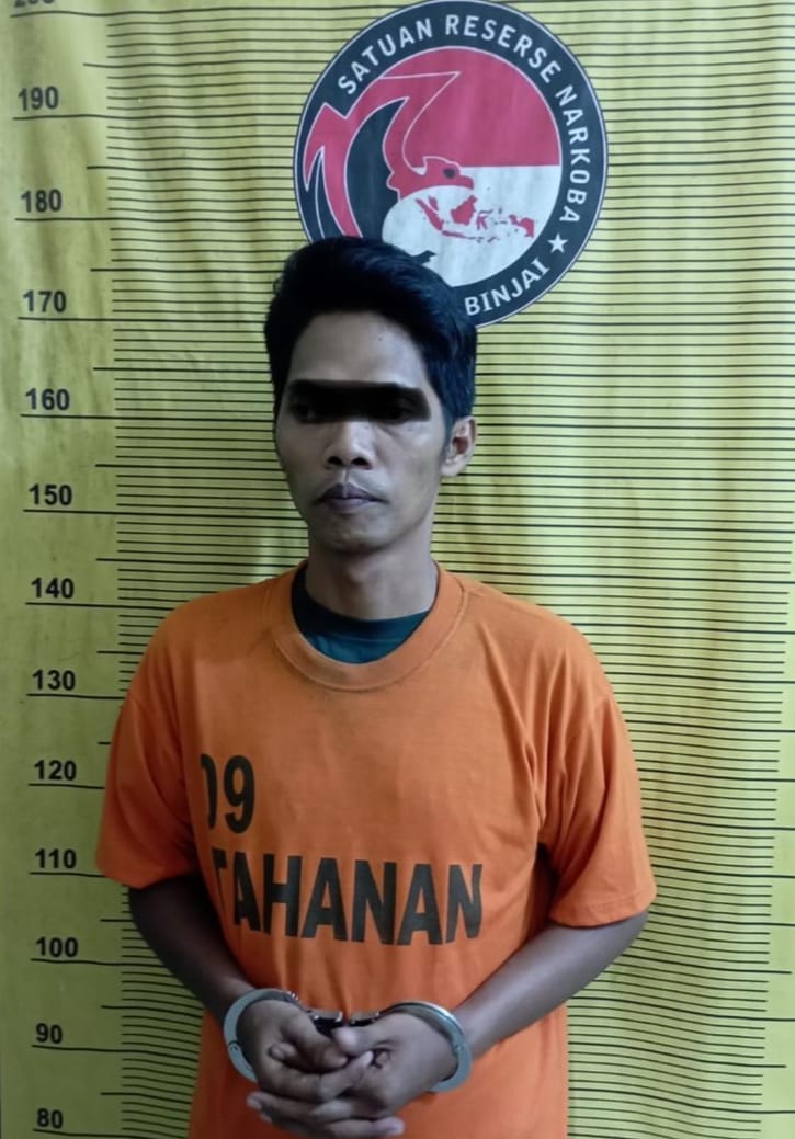 Nyambi Jadi Bandar Narkoba, Akhirnya Ditangkap Polres Binjai