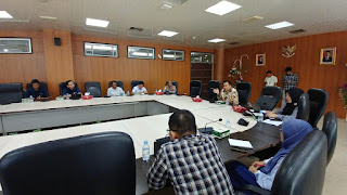 Pembahasan Kemacetan Pintu Tol Bandar Selamat di Ruang Banmus DPRD Medan