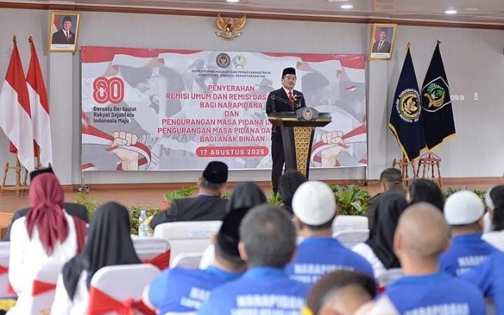 Sebanyak 20.145 Narapidana di Lapas Sumut Dapat Remisi Umum