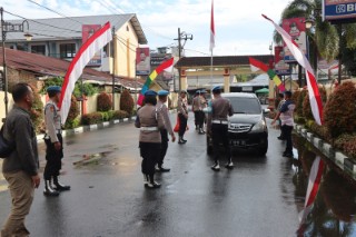 Sipropam Lakukan Pemeriksaan Kelengkapan Kendaraan Bermotor Terhadap Personil