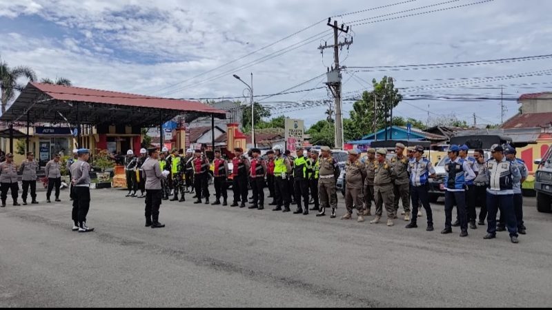 Polresta Deli Serdang Gelar Patroli Skala Besar Pasca Aksi Unjuk rasa 