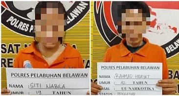 Polres Pelabuhan Belawan Ringkus Pecandu Narkoba di Hamparan Perak