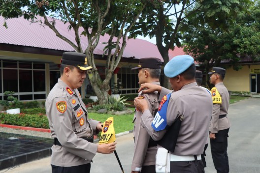 Kapolres Binjai Mengukuhkan Nomenklatur Pamapta SKPT Polres