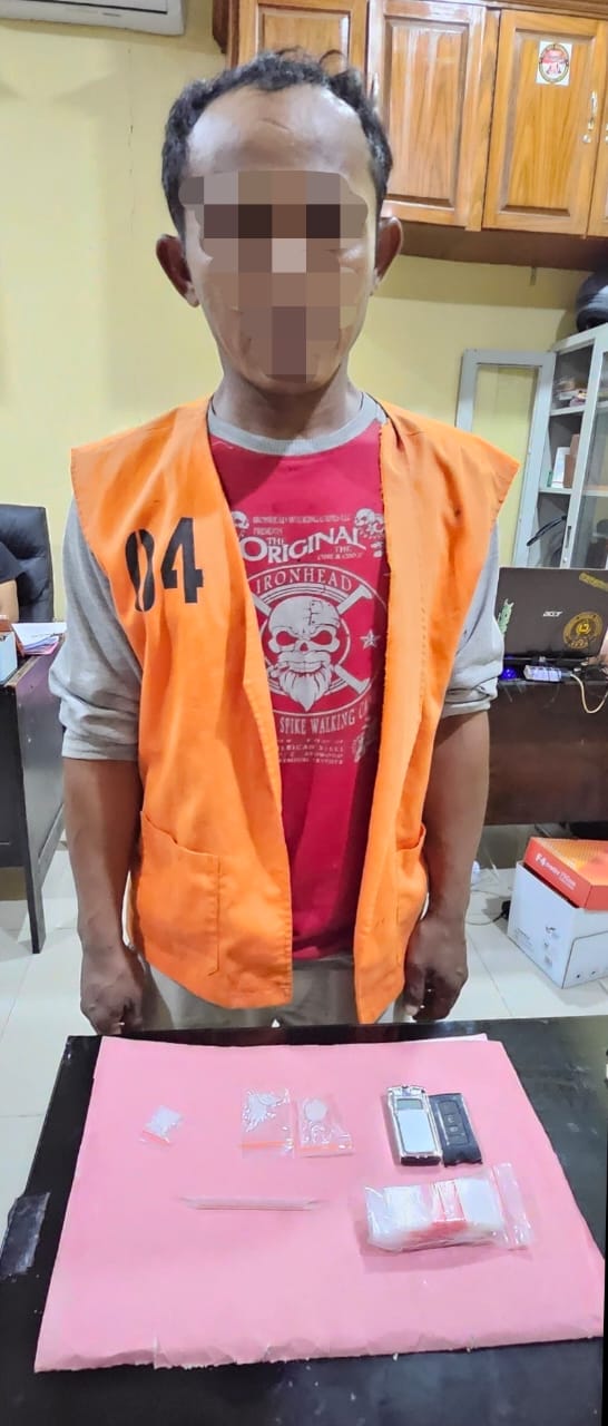 Satresnarkoba Polresta Deli Serdang Tangkap Seorang Pria Pengedar Shabu 