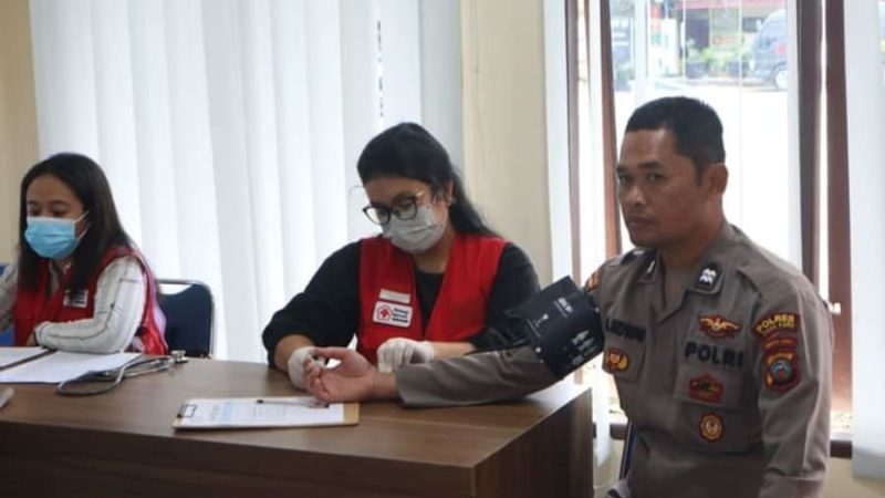 Polres Tanah Karo Gelar Donor Darah di Aula Pur-Pur Sage Tantya Sudhirajati
