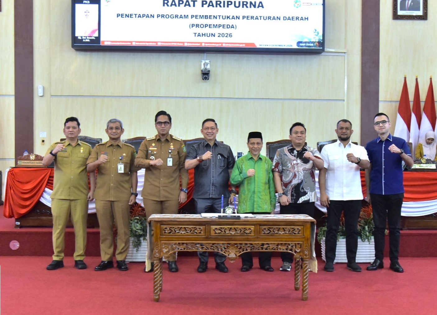 Paripurna DPRD Medan Penetapan Propemperda Kota Medan