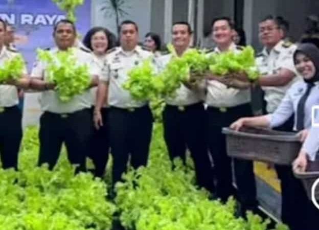 Rutan Klas I Medan Ikuti Giat Panen Raya Serentak Pemasyarakatan