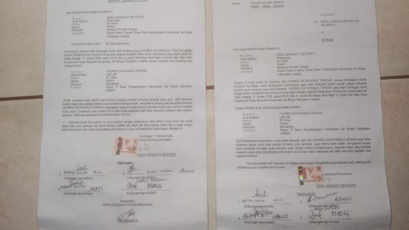 Informasi Masyarakat Adanya Orang Meninggal Dunia, Kapolsek Sei Bingai Langsung Cek TKP