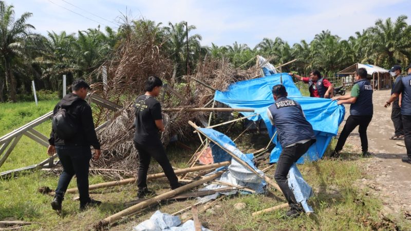 Barak Narkoba di Bhakti Karya Binjai Selatan, Kembali Digrebek Dan Dimusnahkan Polres Binjai