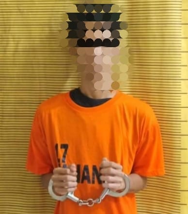 Meresahkan di Kampung Sendiri, Dua Pria Digelandang Ke Polres Binjai