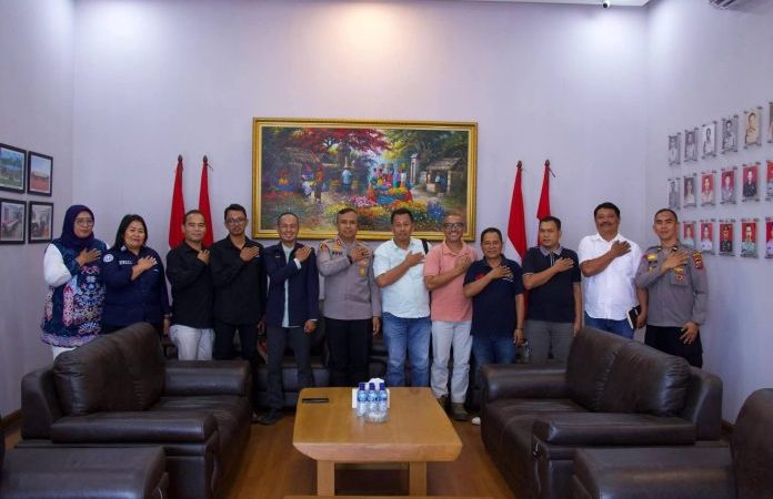 AKBP Revi Nurvelani Sambut Silaturahmi Pengurus PWI Kabupaten Asahan