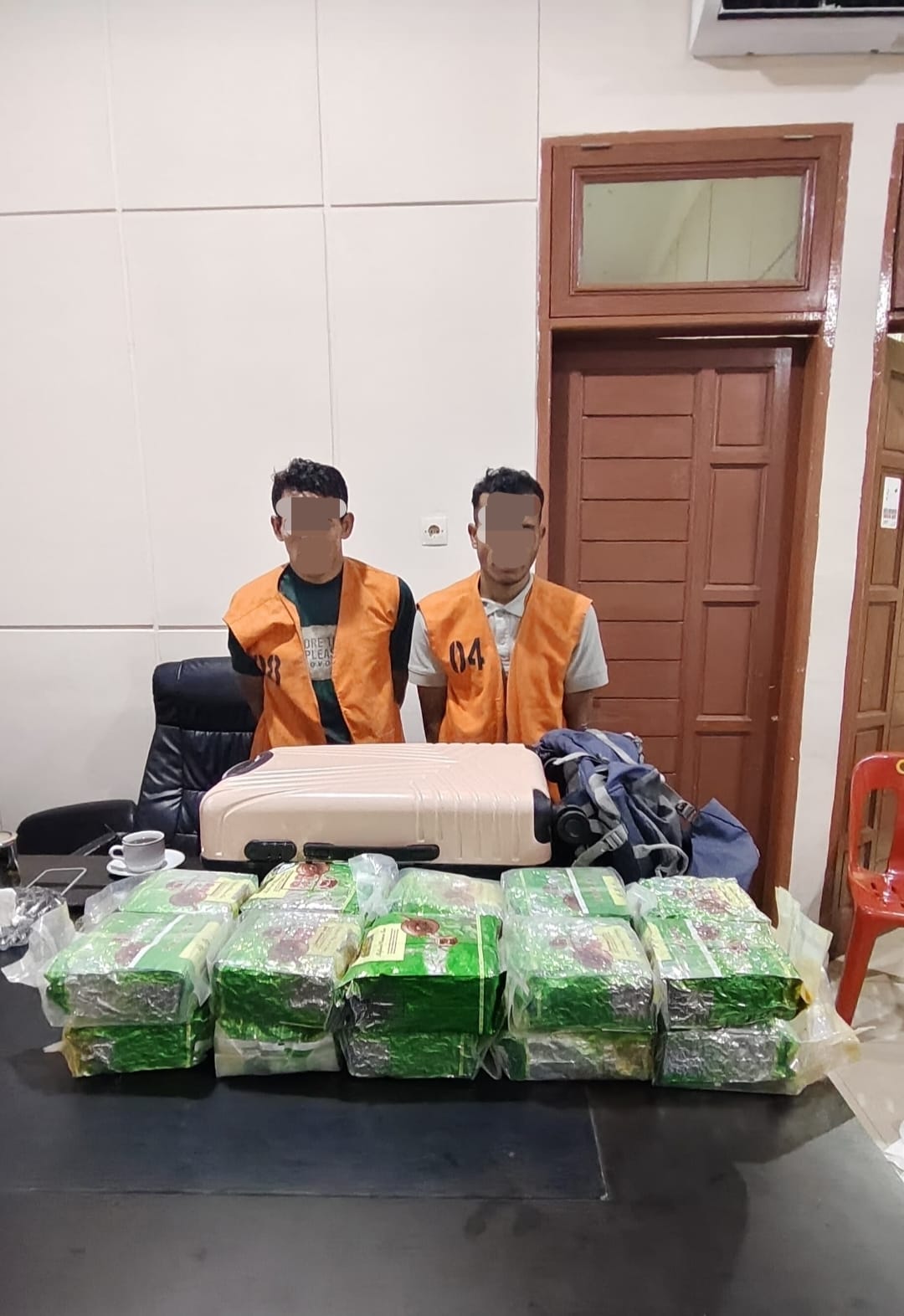 Polresta Deli Serdang Gagalkan Peredaran 21 Kilogram Sabu, dua Kurir Diamankan