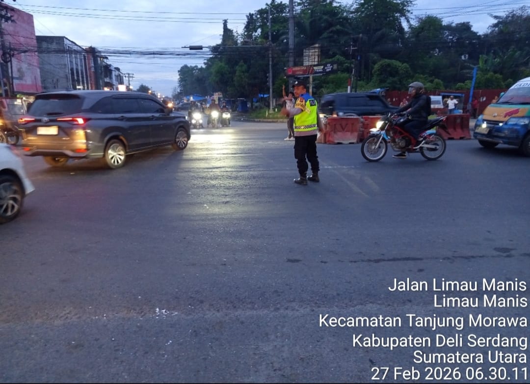 Ciptakan Rasa Aman di Bulan Ramadhan, Polresta Deli Serdang Laksanakan Patroli Menyapa Subuh