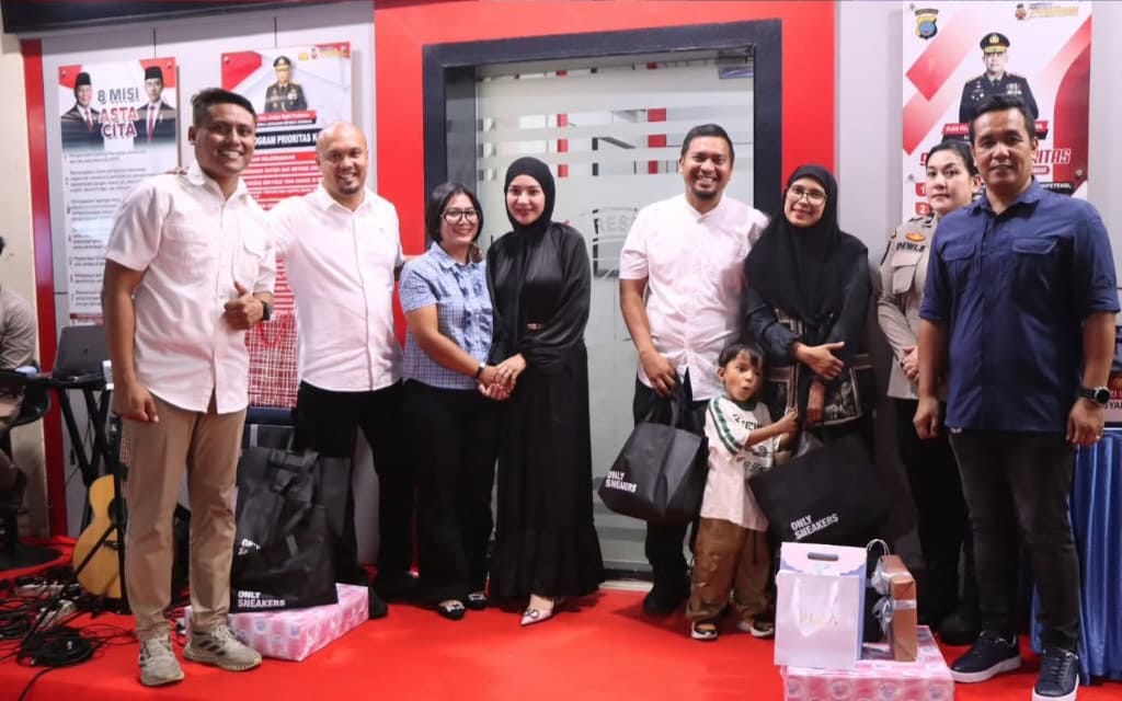 Satuan Narkoba Polrestabes Medan Buka Puasa Bersama Dibulan Suci Ramadhan Sekaligus Menyantuni Anak Yatim
