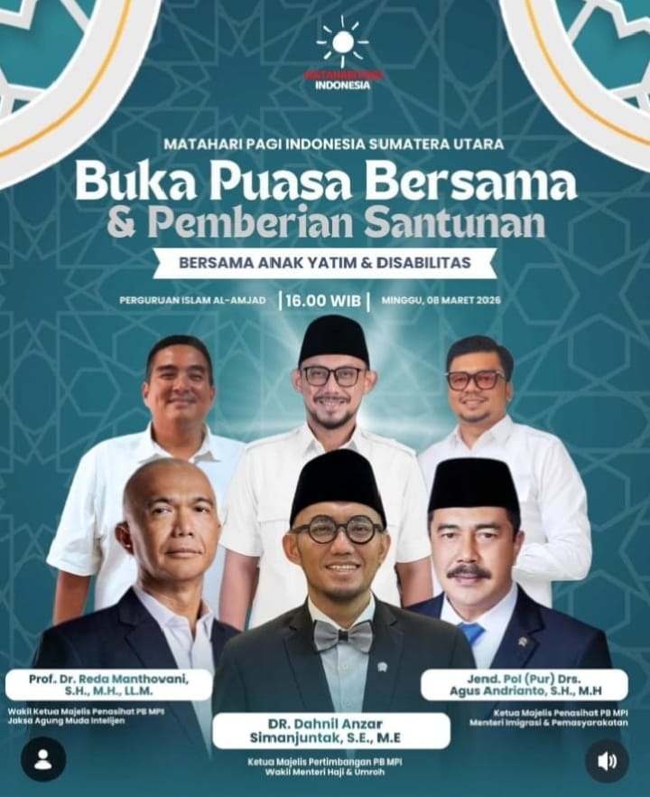 Ormas MPI Sumut Gelar Bukber Serta Santunan ke Anak Yatim dan Penyandang Disabilitas