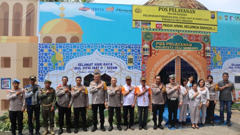 Pamatwil Polda Sumut Tinjau Kesiapan Pos Pengamanan Ops Ketupat Toba 2026 di Polresta Deli Serdang