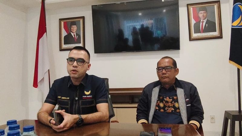 Ketua Fraksi NasDem, Afif Abdillah Dukung Penuh Terobosan Dirut PUD Pasar Tingkatkan PAD