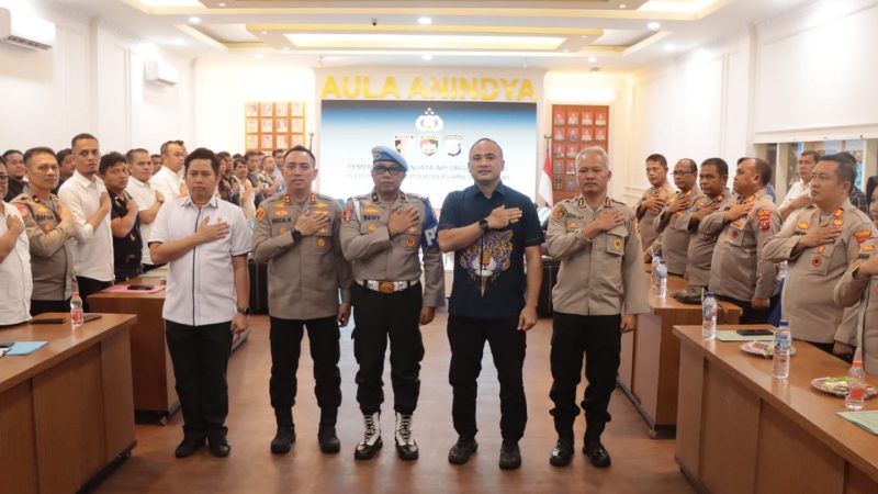 Waskat Penggunaan Senjata Api Dinas, Div Propam Polri Gelar Rik Senpi Di Polres Binjai
