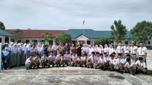 Program “Go To School” Sat Binmas Polres Binjai Ajak Pelajar Tidak Terlibat Kenakalan Remaja