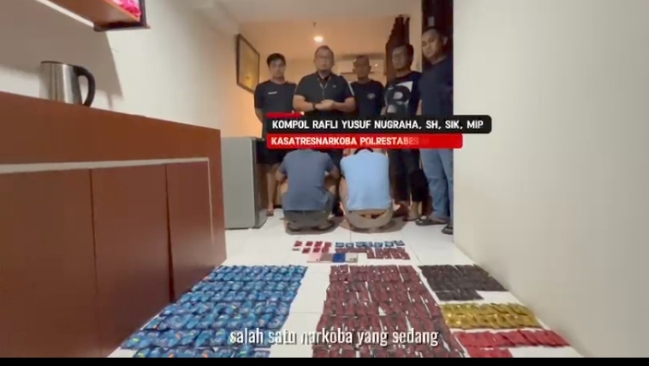 Polrestabes Medan Bongkar Gudang Penyimpanan Vape Berisi Sabu di Apartemen Medan Area