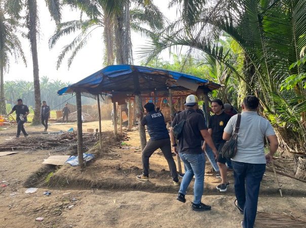 Satresnarkoba Polres Binjai Kembali Grebek Dan Hancurkan Barak Narkoba Di Desa Perdamaian