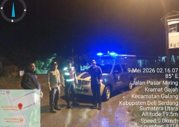 Cegah Kriminalitas Dimalam Hari, Polresta Deli Serdang Gencarkan Patroli Hingga Pagi Hari