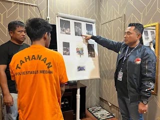 Panglima Geng Motor NKB Ditangkap, Diduga Edarkan Pod Getar Berisi Narkoba di Medan
