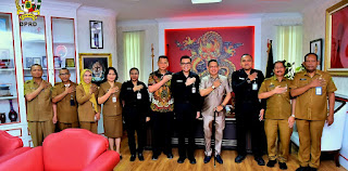 KKP Serdik Sespimmen Polri Bertamu ke DPRD Medan