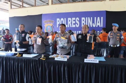 Polres Binjai Komitmen Perangi Narkoba, Ops Antik Toba 2026 Ungkap 23 Kasus dan 28 Tersangka