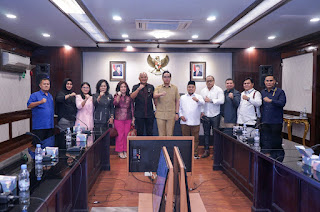 Rico Menerima Audiensi Pansus Penertiban Aset Daerah