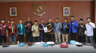 Ketua DPRD Medan Terima Kunjungan Mahasiswa Tergabung Cipayung Plus